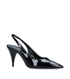 SAINT LAURENT PATENT KIKI SLINGBACK HEELS 85,14993419