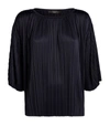 WEEKEND MAX MARA FIOCCHI PLEATED BLOUSE,15215219