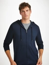 Derek Rose Cardigans In Navy