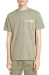 Apc X Carhartt Work In Progress Fire T-shirt In Brown