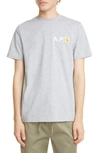 Apc X Carhartt Work In Progress Fire T-shirt In Grey