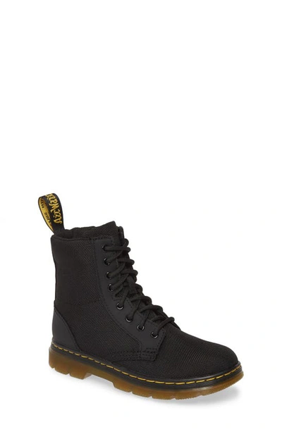 Dr. Martens' Kids' Youth Combs Extra Tough Poly Casual Boots In Black