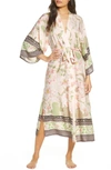 HOMEBODII SATIN ROBE,HBS19529