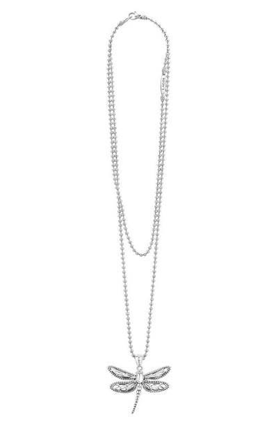 LAGOS LAGOS RARE WONDERS DRAGONFLY PENDANT NECKLACE,07-81144-B34