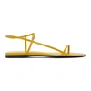 The Row Bare Leather Sandals In Mus Mustard
