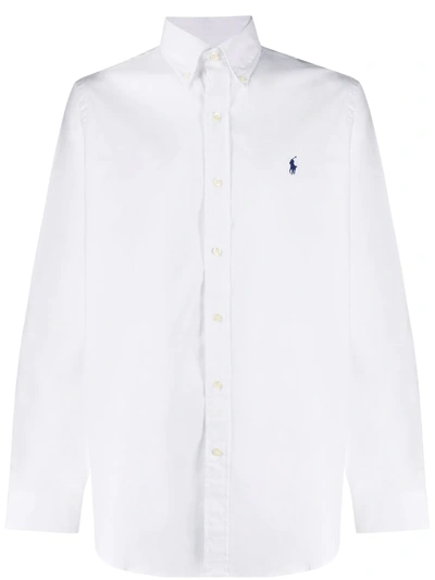 Polo Ralph Lauren Poplin Shirt In White