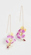 ANTON HEUNIS Flower Motif Earrings