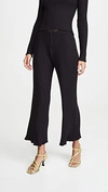 Simon Miller Black Rib Cyrene Lounge Pants In Black