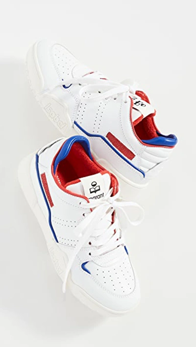 Isabel Marant Emree Low Top Sneakers In White