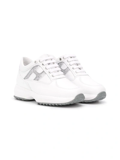 Hogan Kids' Interactive Low-top Trainers In White