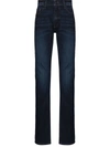 Paige Federal Slim Straight Jeans In Blue