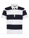 THOM BROWNE THOM BROWNE HORIZONTAL STRIPES POLO SHIRT