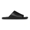 ANN DEMEULEMEESTER ANN DEMEULEMEESTER BLACK OPEN TOE FLAT SANDALS