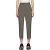 RICK OWENS TAUPE EASY ASTAIRES TROUERS