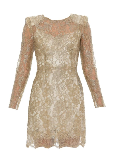 Dolce & Gabbana Gold Mini Dress