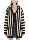 SAINT LAURENT SAINT LAURENT STRIPED CARDIGAN