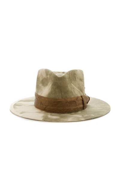 Nick Fouquet Samos Camo Felt Hat In Green