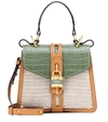 CHLOÉ ABY DAY SMALL CANVAS SHOULDER BAG,P00441877