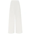 JOSEPH HIGH-RISE COTTON-JERSEY WIDE trousers,P00444443