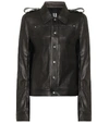 RICK OWENS BABEL LEATHER JACKET,P00444619