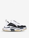 BALENCIAGA Triple S suede and mesh trainers,31017201