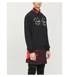 Haculla Signature Eyes-print Cotton-jersey Sweatshirt In Black