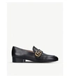 GUCCI MARMONT LEATHER LOAFERS,31186776