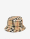 BURBERRY Vintage check cotton bucket hat