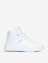 GIVENCHY WING GRAINED-LEATHER HIGH-TOP TRAINERS,R00017964