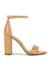 Sam Edelman Yaro Ankle Strap Block Heel Sandals In Soft Beige