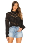 FREE PEOPLE ABIGAIL VICTORIAN TOP,FREE-WS2552