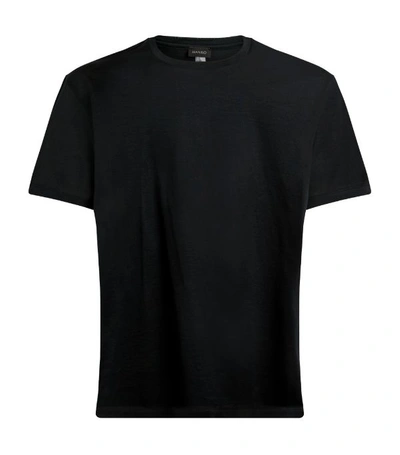 Hanro Roundneck T-shirt Cotton Sporty Black