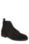 Allsaints Men's Harland Suede Lace-up Boots In Black