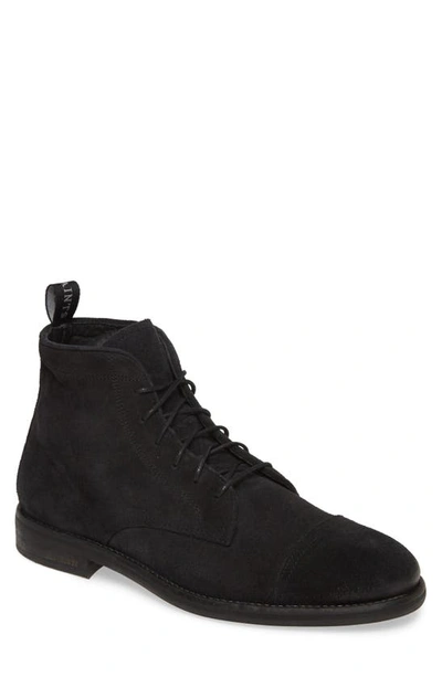 Allsaints Men's Harland Suede Lace-up Boots In Black