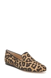 Veronica Beard Griffin Leopard-print Canvas Loafers In Camel