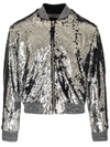 GOLDEN GOOSE GOLDEN GOOSE DELUXE BRAND SEQUINNED  ZIPPED BOMBER JACKET