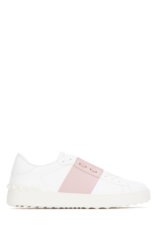 valentino rockstud sneakers pink