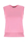 DOLCE & GABBANA DOLCE & GABBANA SLEEVELESS KNITTED TOP