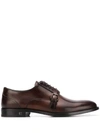 ETRO BUCKLE-EMBELLISHED DERBY SHOES