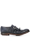 Church's Monk Strap Loafer In Calf Leather In Blue