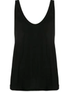 RICK OWENS SCOOP NECK TANK TOP