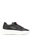 Giuliano Galiano Logo-print Low-top Sneakers In Black