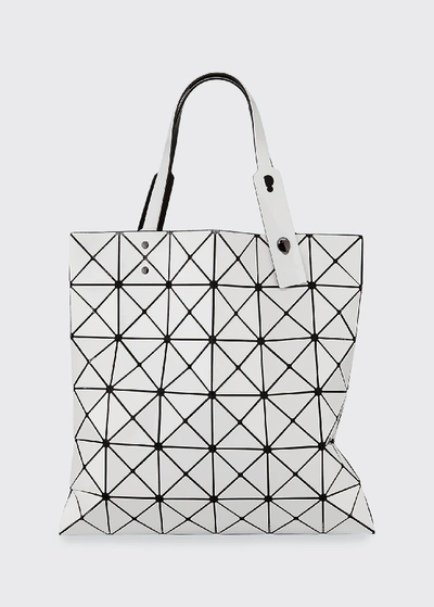 Bao Bao Issey Miyake Lucent Geo Lightweight Collapsible Tote Bag In White