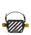 OFF-WHITE MINI LEATHER BABY FLAP CROSS-BODY BAG,15126391