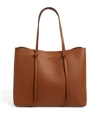 POLO RALPH LAUREN LARGE LEATHER LENNOX TOTE BAG,15035144