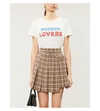 Claudie Pierlot Modern Lovers Cotton-jersey T-shirt In Ecru