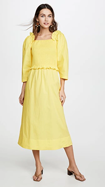 Sea Tabitha Dress In Citron