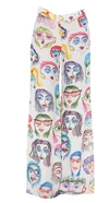MOSCHINO MOSCHINO FACES PRINTED TROUSERS