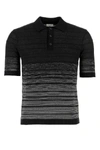 SAINT LAURENT SAINT LAURENT STRIPED MOTIF POLO SHIRT