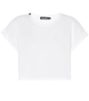 DOLCE & GABBANA 棉质短款T恤,P00446598